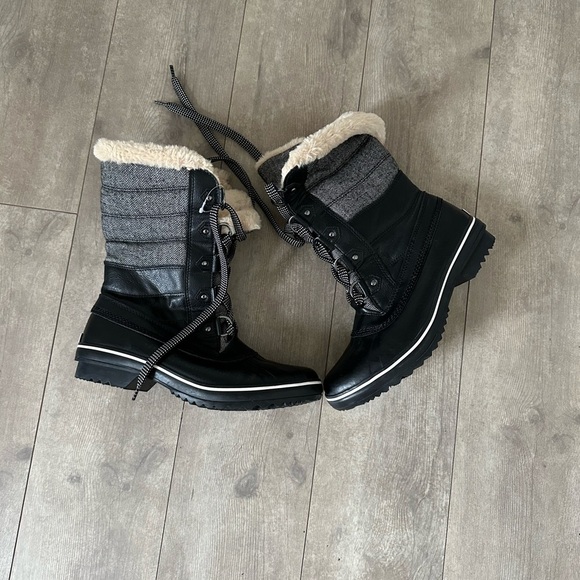 JBU Women's Siberia Waterproof Lace-Up Quilted Cold-Weather Boots Size 8M - Picture 16 of 16